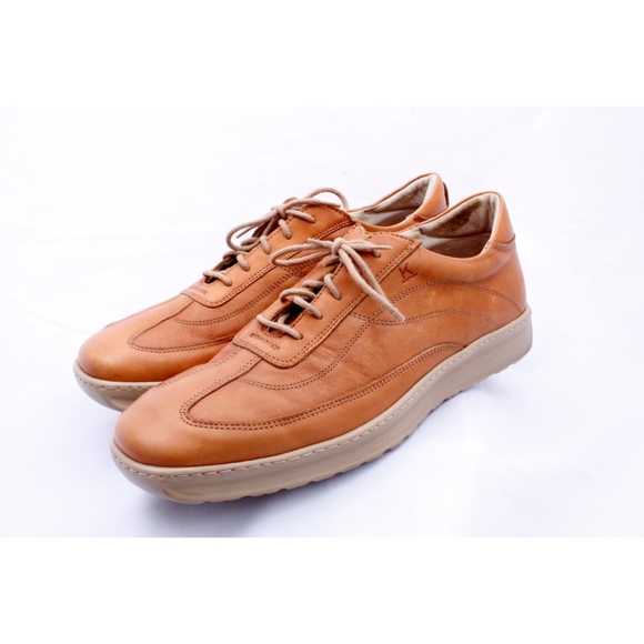 ANTICA CUOIERIA Beige/Camel Leather Oxfords - Picture 7 of 8